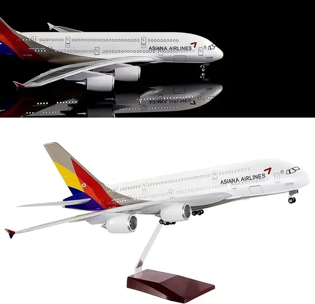 Colección Gigantes del Aire Modelos a Escala Resina Premium – Variantes LED – Aerolíneas del Mundo