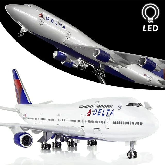 Colección Gigantes del Aire Modelos a Escala Resina Premium – Variantes LED – Aerolíneas del Mundo