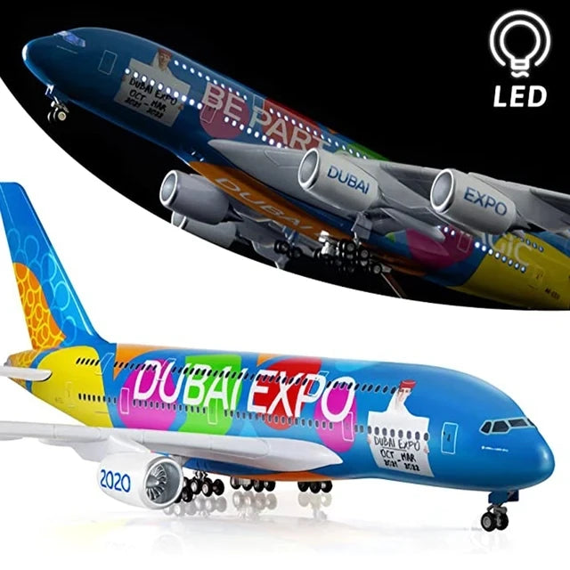 Colección Gigantes del Aire Modelos a Escala Resina Premium – Variantes LED – Aerolíneas del Mundo
