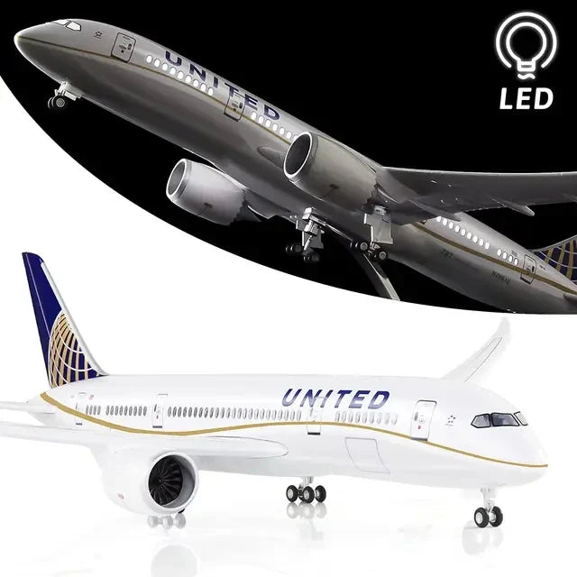 Colección Gigantes del Aire Modelos a Escala Resina Premium – Variantes LED – Aerolíneas del Mundo
