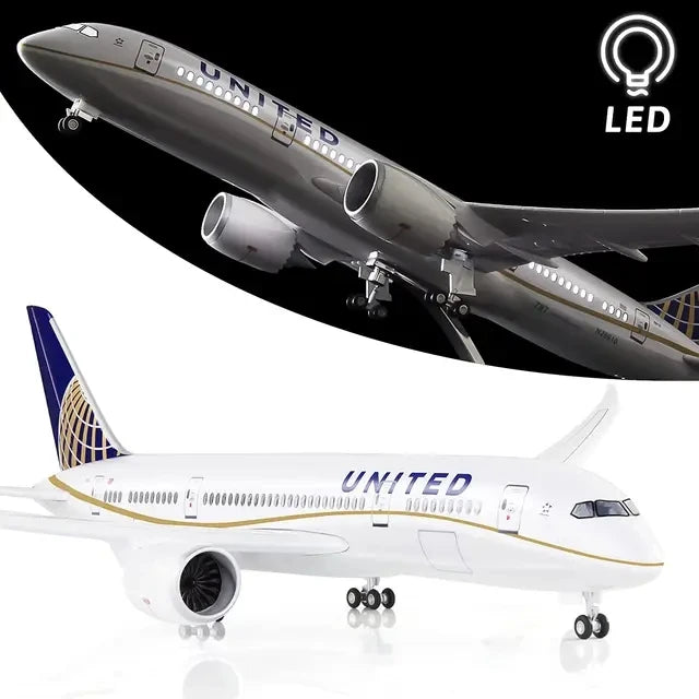 Colección Gigantes del Aire Modelos a Escala Resina Premium – Variantes LED – Aerolíneas del Mundo