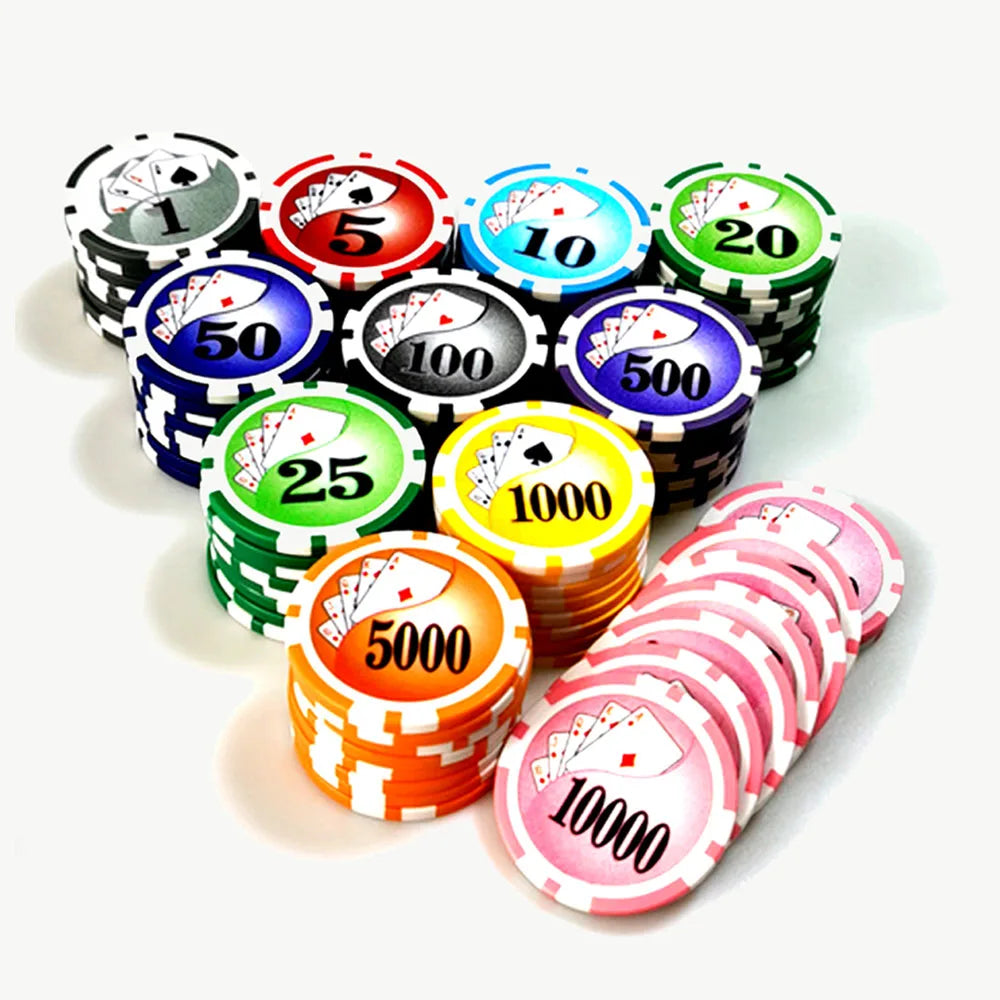 Marcador de Pelota de Golf Casino Poker Chip - Diseño de Ficha de Apuesta con Clip Magnético de Alta Resistencia
