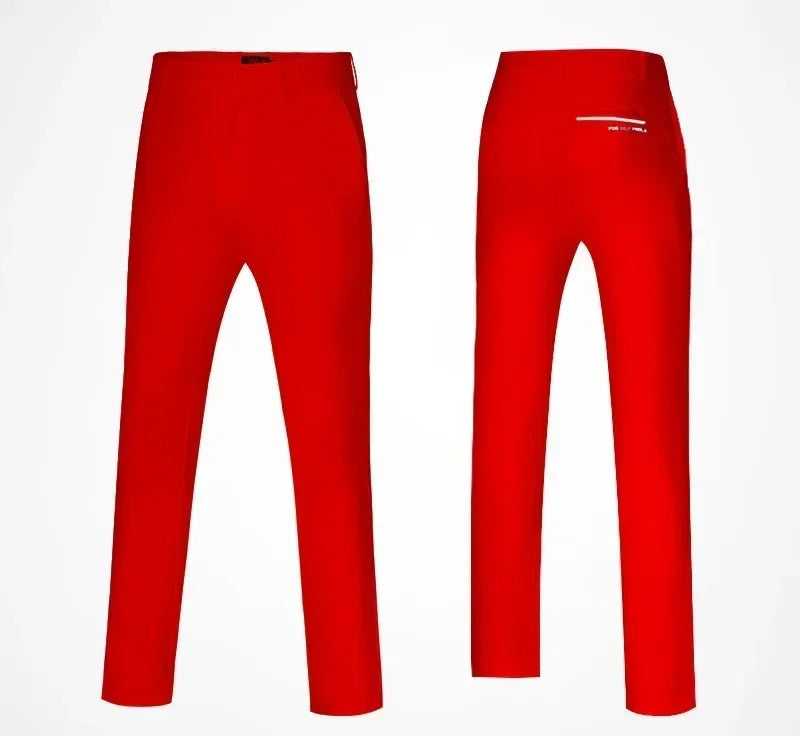 Pantalón de Golf Premium para Caballero - Alta Elasticidad y Corte Slim con Ajuste de Cordón