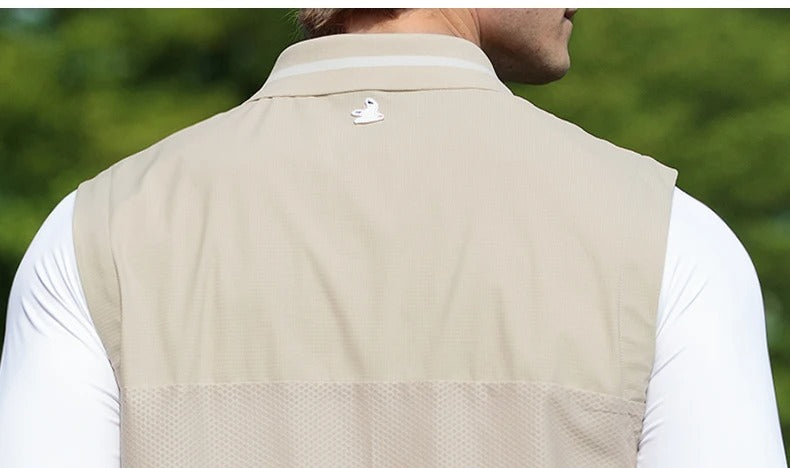 Chaleco de Golf de Verano para Caballero - Transpirable y de Alta Elasticidad