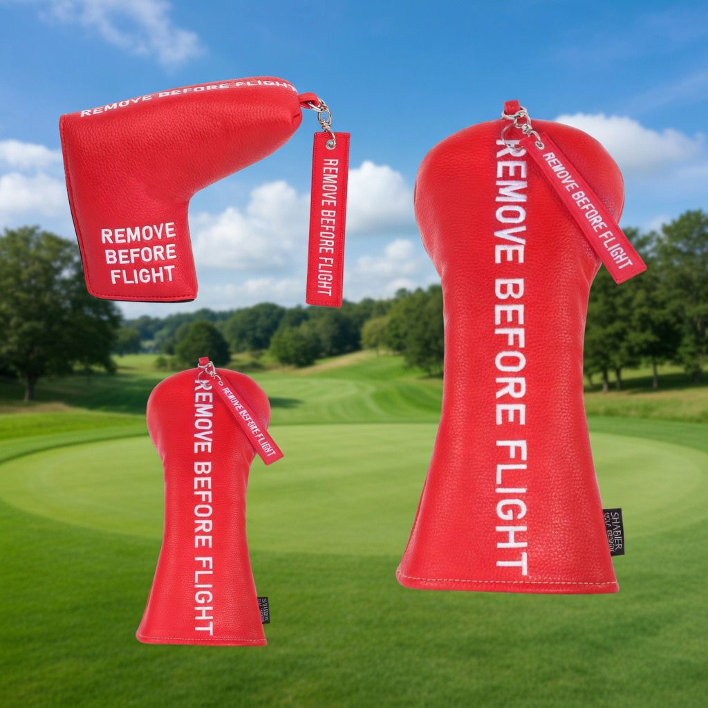 Set de 3 Headcovers Premium Remove Before Flight Driver + Madera + Putter