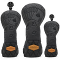 Fundas de Golf Premium Lucky Poker - Bordado de Alta Densidad para Driver, Madera e Híbrido