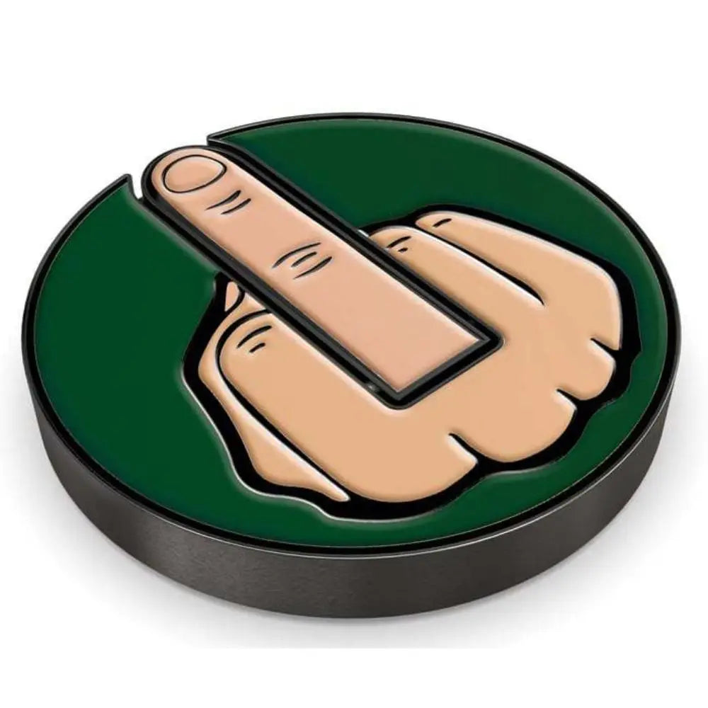 Marcador de Pelota de Golf Middle Finger con Clip Magnético - Diseño Divertido y Atrevido para Jugadores con Estilo