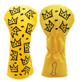 Funda para Driver de Golf Royal Crown - Protección Premium de Cuero Sintético con Diseño de Corona