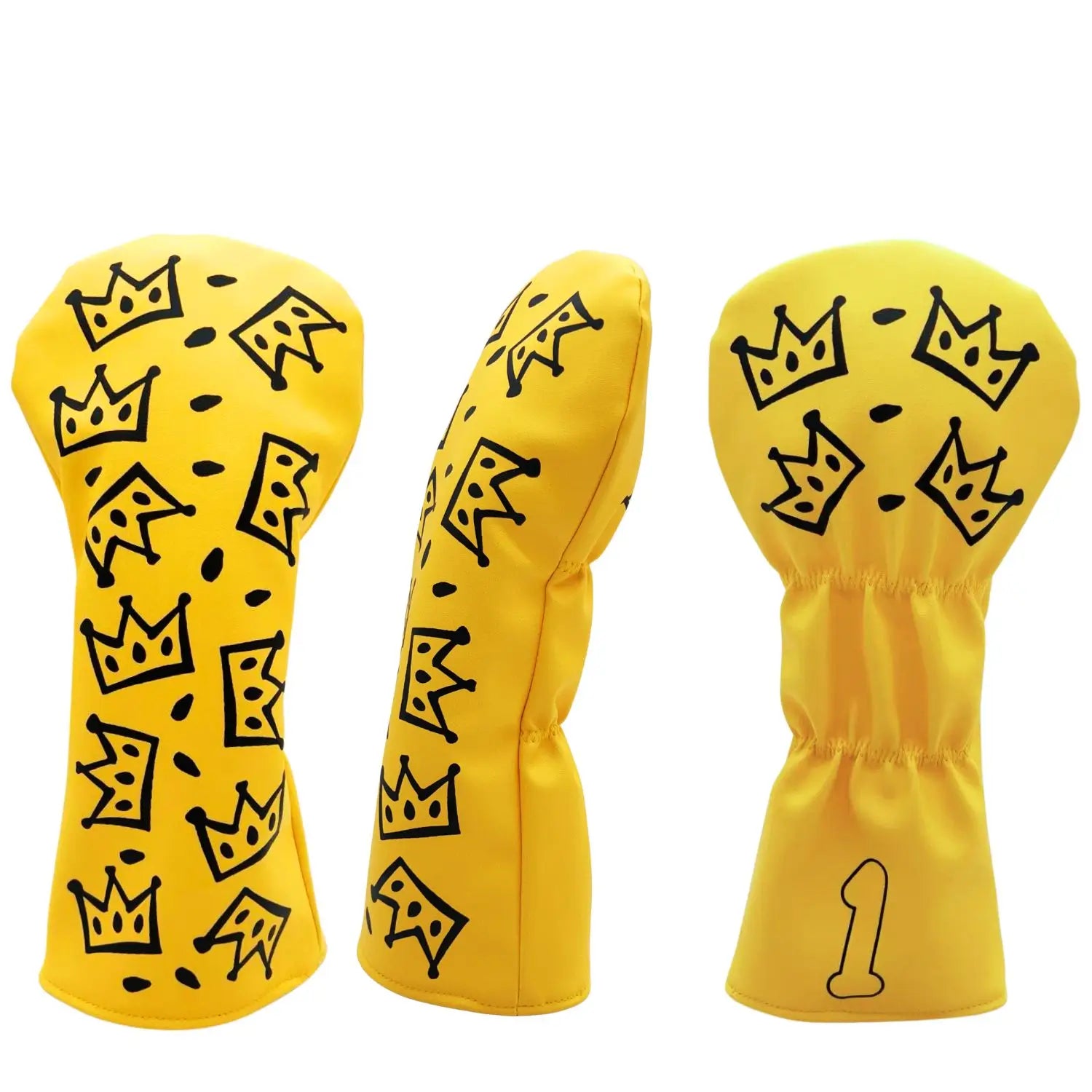 Funda para Driver de Golf Royal Crown - Protección Premium de Cuero Sintético con Diseño de Corona