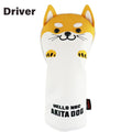 Fundas de Golf Premium Shiba Inu Edition - Cuero Sintético de Alta Resistencia para Driver y Maderas