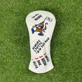 Funda de Golf Pirate Bar Edition - Diseño Único en Cuero Sintético con Bordado No More 3 Putts