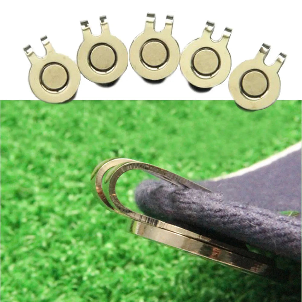 Marcador de Pelota de Golf Casino Poker Chip - Diseño de Ficha de Apuesta con Clip Magnético de Alta Resistencia