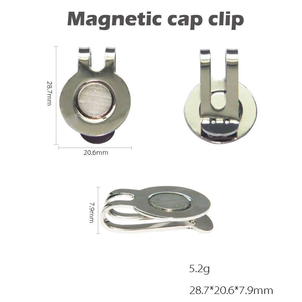 Marcador de Pelota de Golf Casino Poker Chip - Diseño de Ficha de Apuesta con Clip Magnético de Alta Resistencia