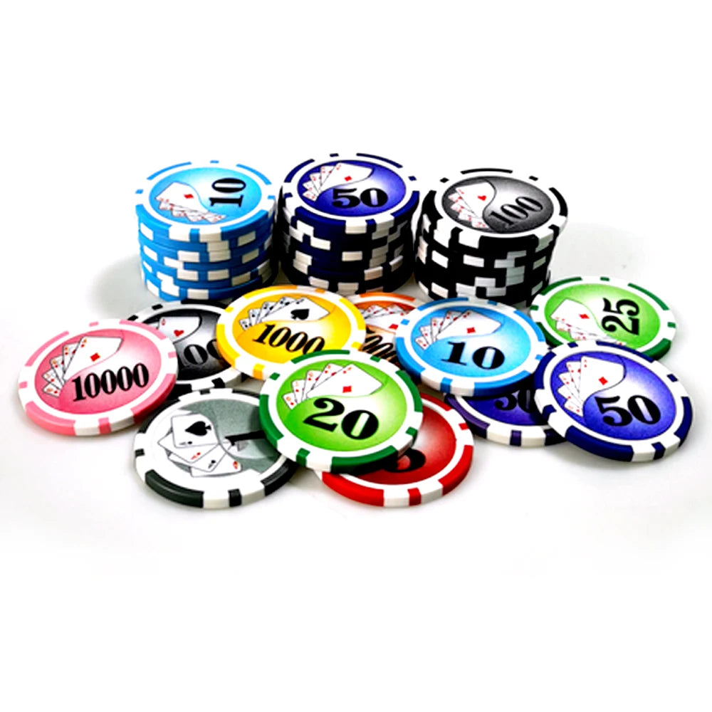 Marcador de Pelota de Golf Casino Poker Chip - Diseño de Ficha de Apuesta con Clip Magnético de Alta Resistencia