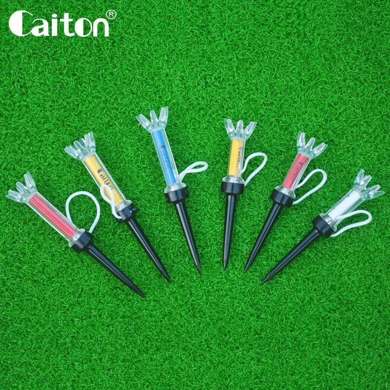 Set de 5 Tees de Golf Magnéticos Caiton - Sistema de Rebote 360° para Máxima Distancia