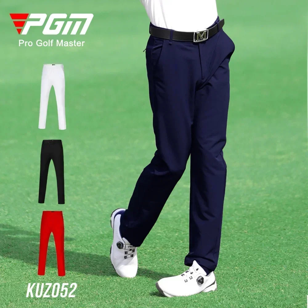 Pantalón de Golf Premium para Caballero - Alta Elasticidad y Corte Slim con Ajuste de Cordón