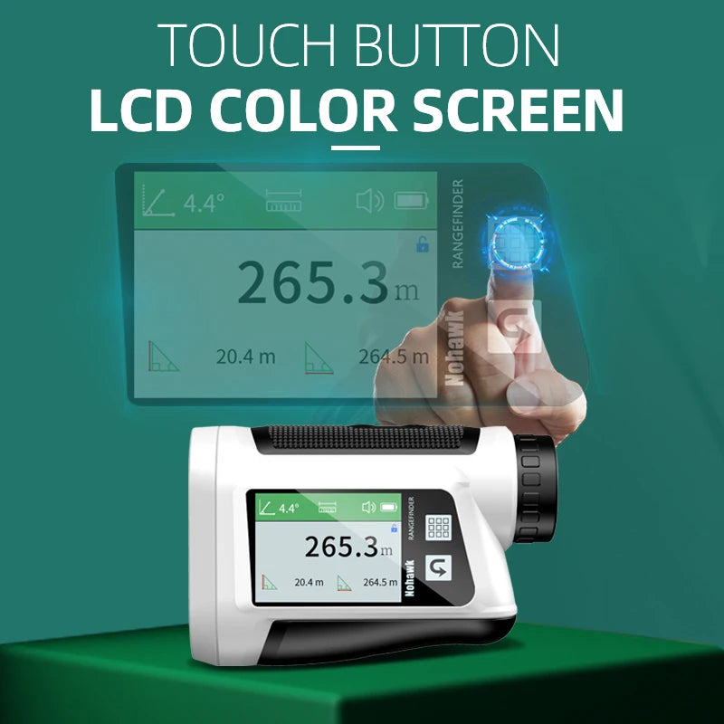 Golf Laser Rangefinder Display USB Rechargeable with Slope Compensation For Golf