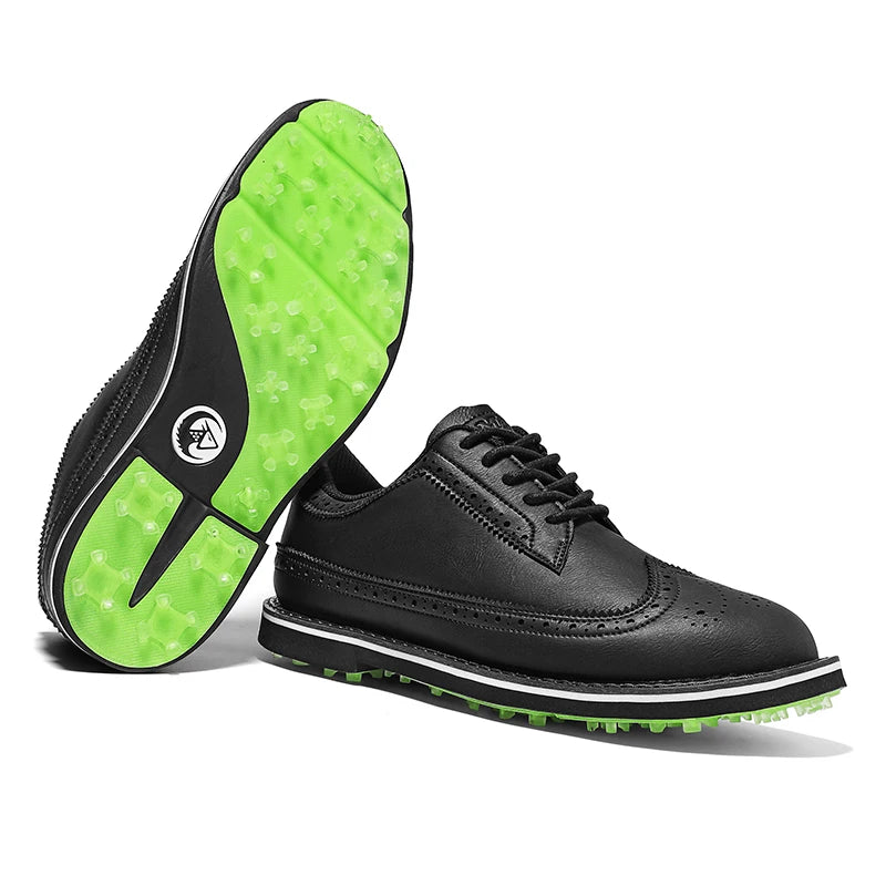 Tenis de Golf Profesionales Spikeless - Calzado de Lujo con Suela de Tracción y Confort Ergonómico