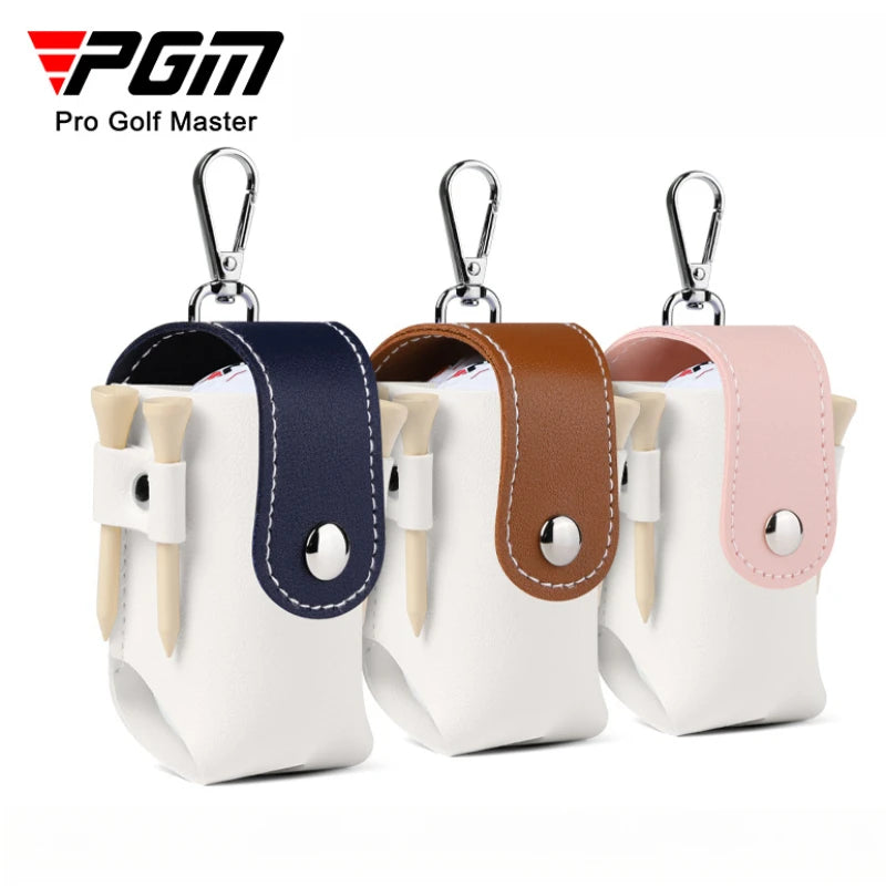 Porta Pelotas de Golf PGM con Clip para Cinturón y Cierre Magnético