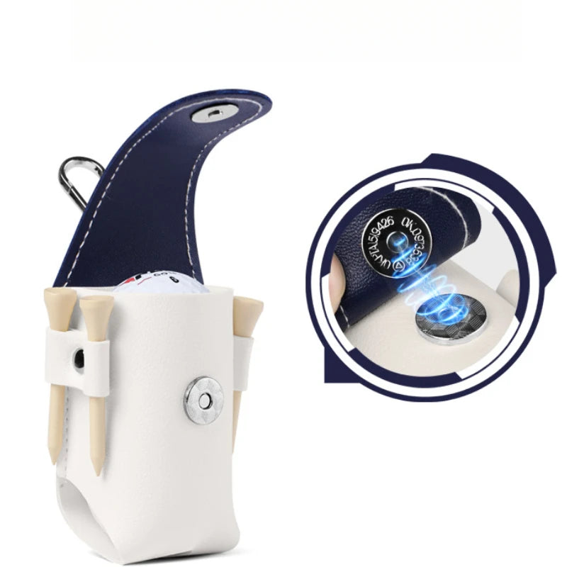 Porta Pelotas de Golf PGM con Clip para Cinturón y Cierre Magnético