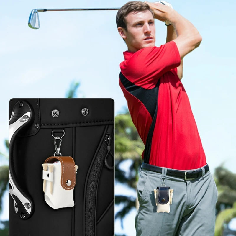 Porta Pelotas de Golf PGM con Clip para Cinturón y Cierre Magnético