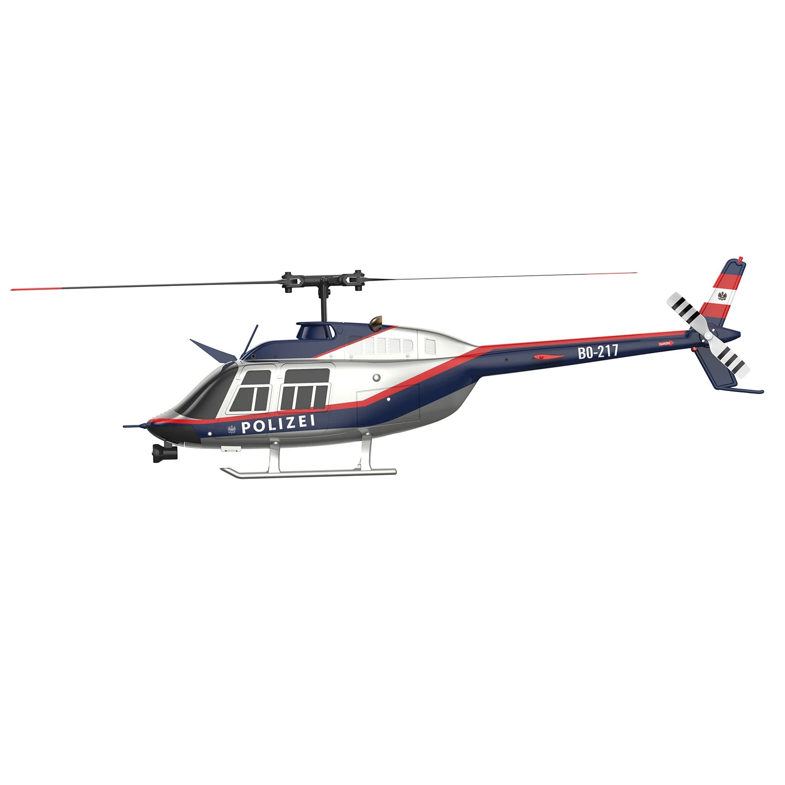 RTF RC BELL 206 Jet Ranger 6-axis 4ch RC Helicoptero