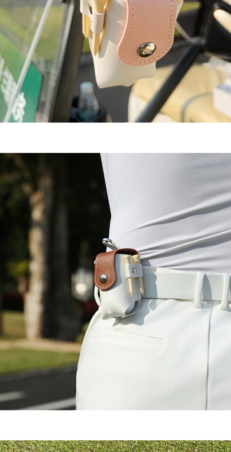 Porta Pelotas de Golf PGM con Clip para Cinturón y Cierre Magnético
