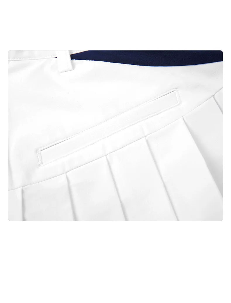 Falda-Pantalón de Golf para Dama - Diseño Plisado Transpirable con Short Interior de Compresión