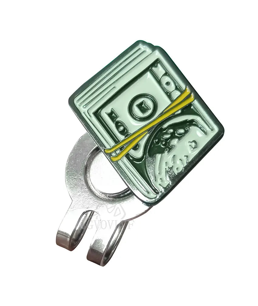 Marcador de Pelota de Golf Money Clip - Diseño de Billete de Dólar con Clip Magnético de Alta Sujeción