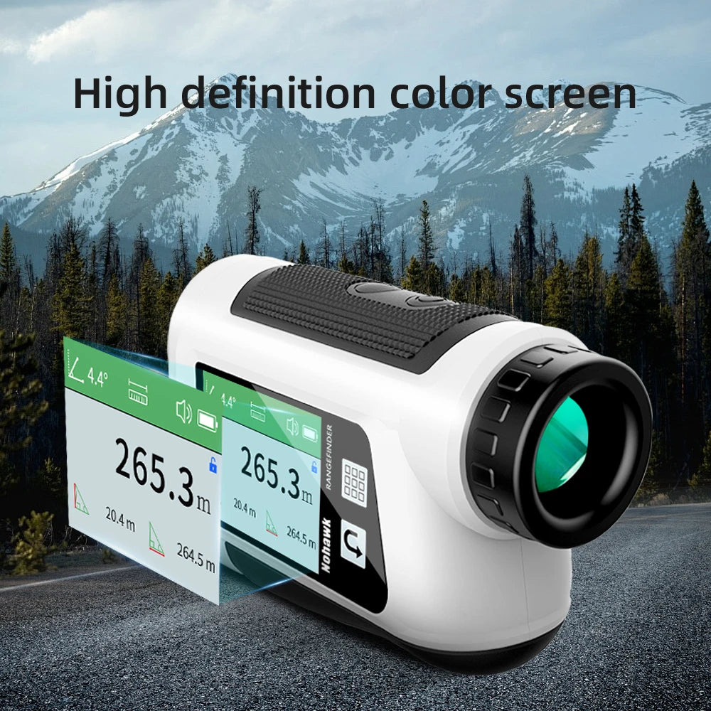 Golf Laser Rangefinder Display USB Rechargeable with Slope Compensation For Golf