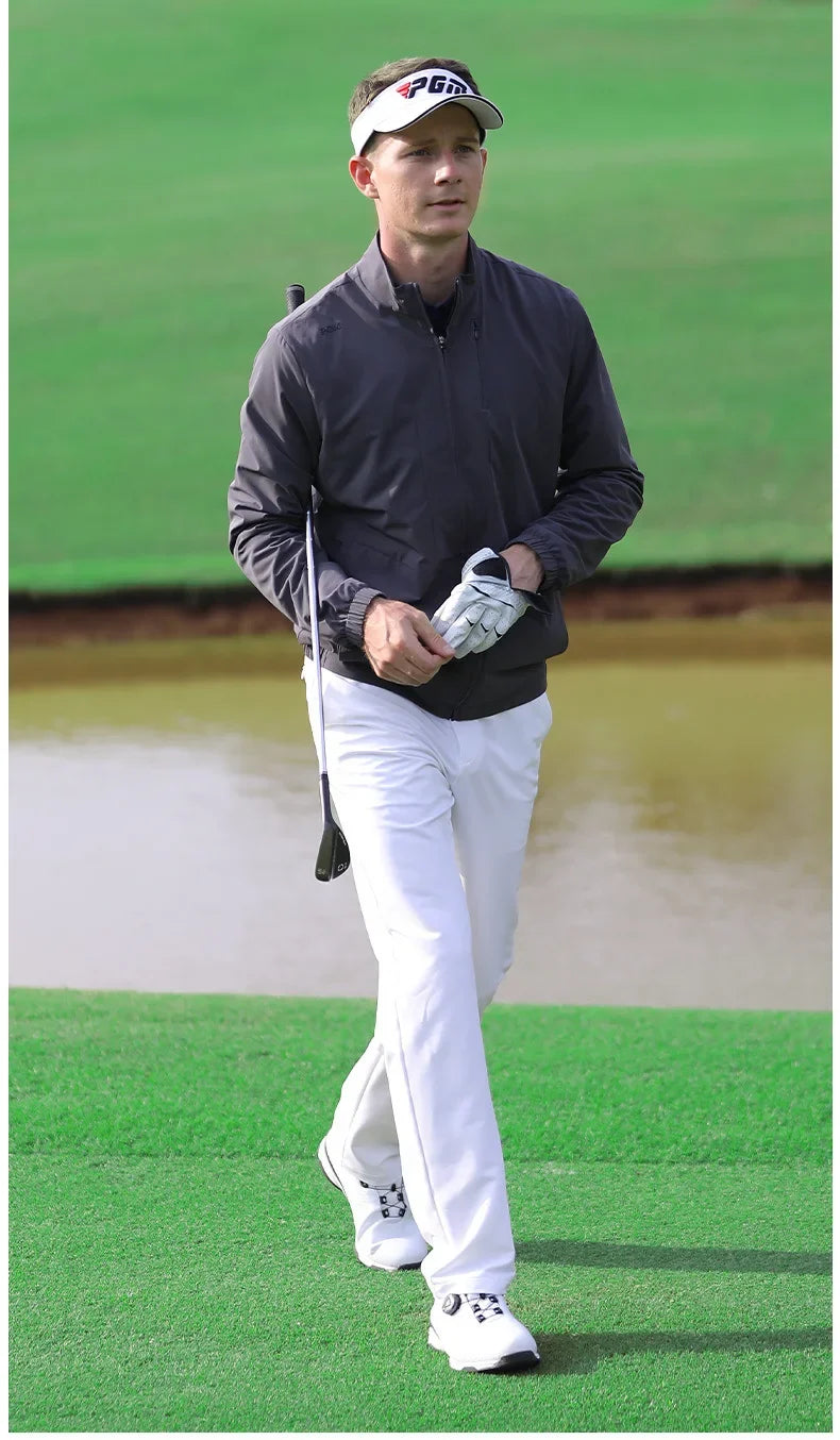 Pantalón de Golf Premium para Caballero - Alta Elasticidad y Corte Slim con Ajuste de Cordón