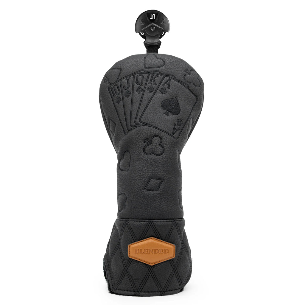 Fundas de Golf Premium Lucky Poker - Bordado de Alta Densidad para Driver, Madera e Híbrido