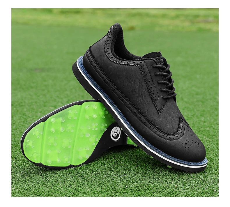 Tenis de Golf Profesionales Spikeless - Calzado de Lujo con Suela de Tracción y Confort Ergonómico