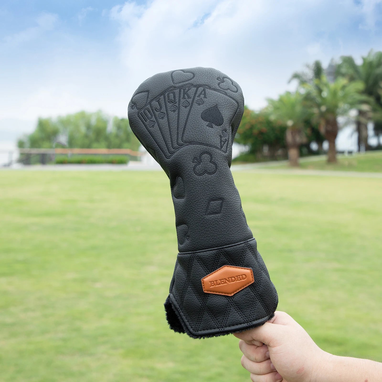 Fundas de Golf Premium Lucky Poker - Bordado de Alta Densidad para Driver, Madera e Híbrido