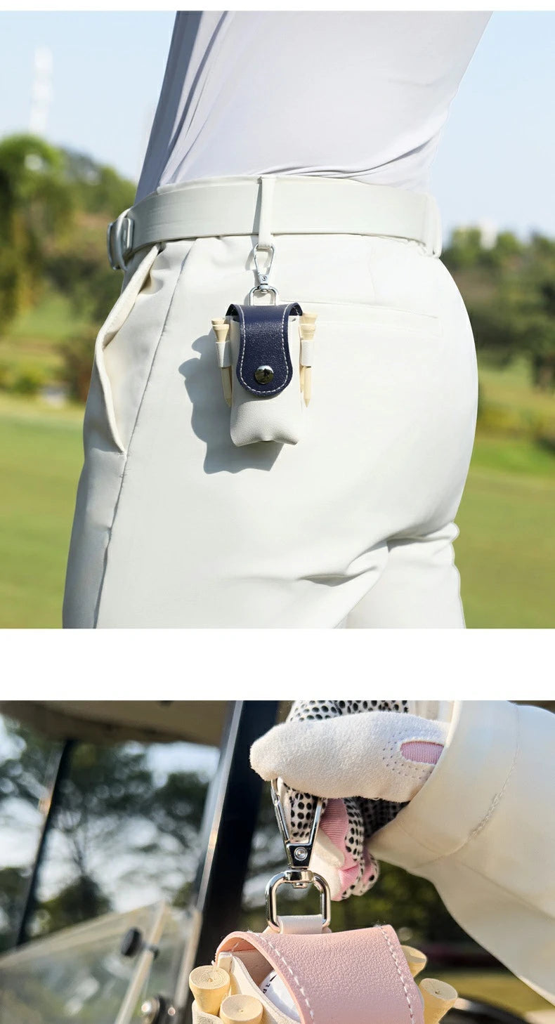 Porta Pelotas de Golf PGM con Clip para Cinturón y Cierre Magnético