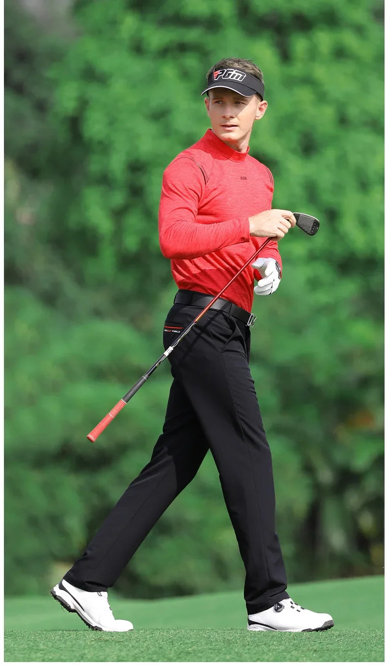Pantalón de Golf Premium para Caballero - Alta Elasticidad y Corte Slim con Ajuste de Cordón