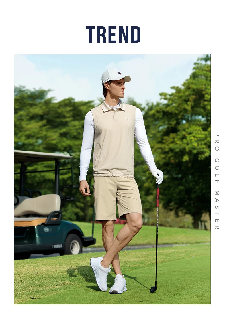 Chaleco de Golf de Verano para Caballero - Transpirable y de Alta Elasticidad
