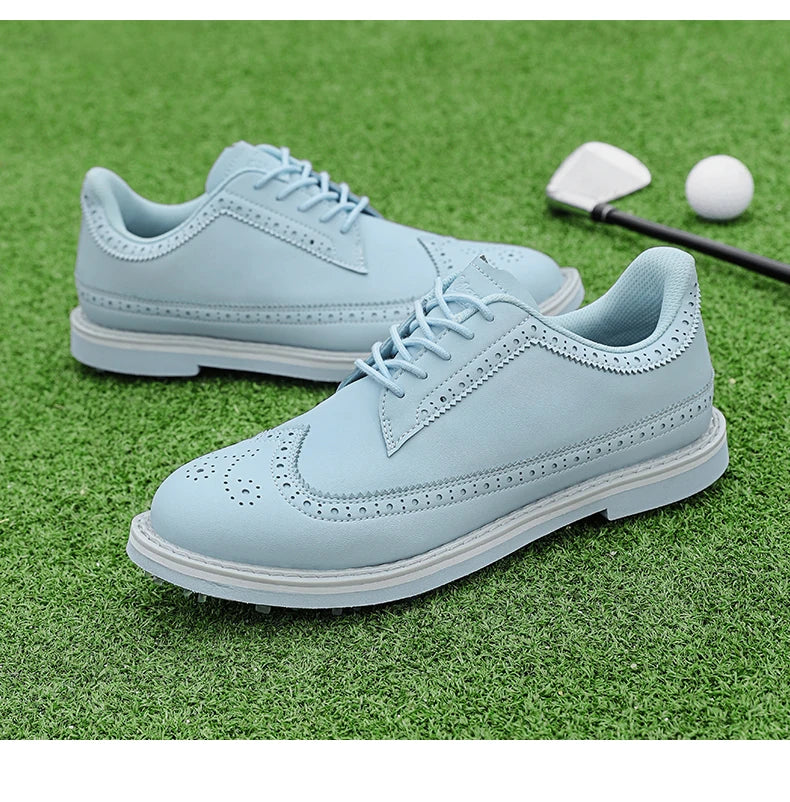 Tenis de Golf Profesionales Spikeless - Calzado de Lujo con Suela de Tracción y Confort Ergonómico