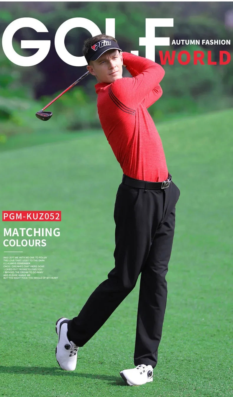 Pantalón de Golf Premium para Caballero - Alta Elasticidad y Corte Slim con Ajuste de Cordón