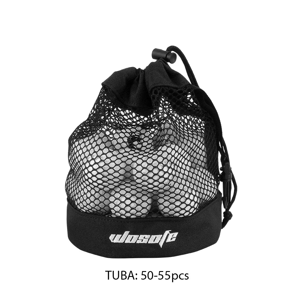 Bolsa de Malla para Pelotas de Golf con Clip de Sujeción - Almacenamiento Práctico y Ventilado