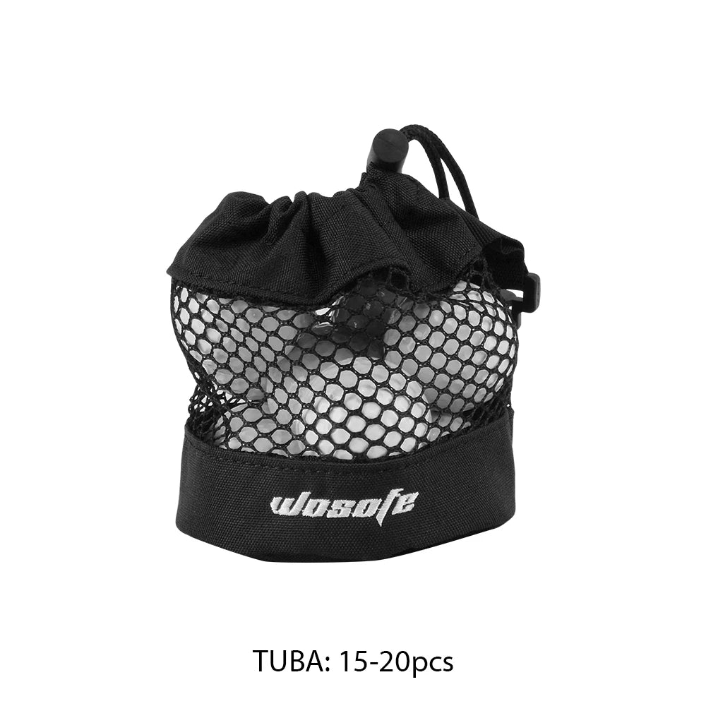 Bolsa de Malla para Pelotas de Golf con Clip de Sujeción - Almacenamiento Práctico y Ventilado