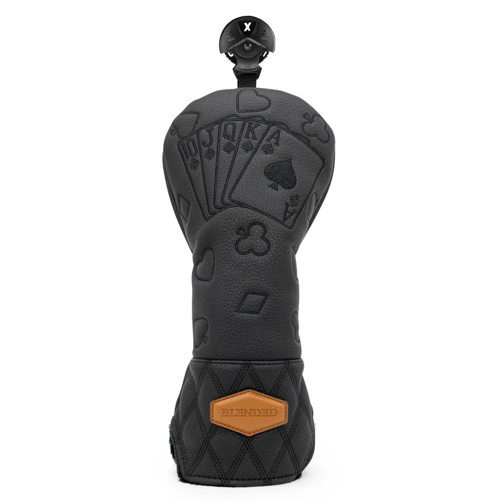 Fundas de Golf Premium Lucky Poker - Bordado de Alta Densidad para Driver, Madera e Híbrido