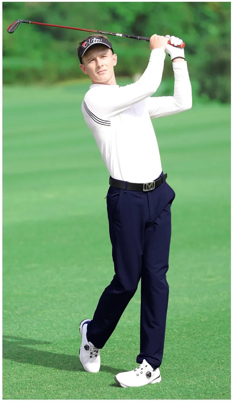 Pantalón de Golf Premium para Caballero - Alta Elasticidad y Corte Slim con Ajuste de Cordón