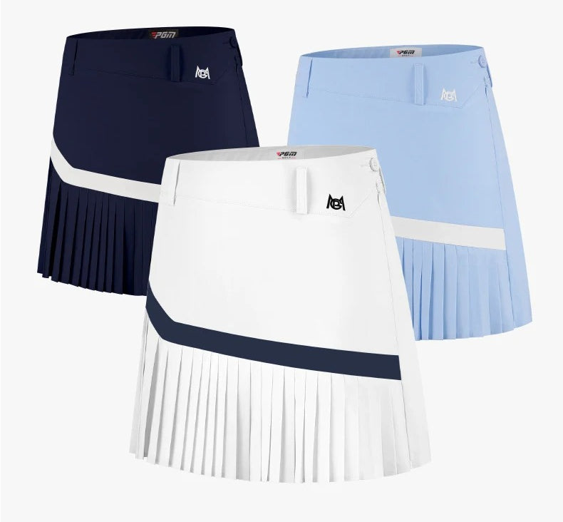 Falda-Pantalón de Golf para Dama - Diseño Plisado Transpirable con Short Interior de Compresión