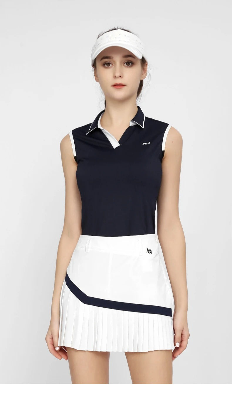 Falda-Pantalón de Golf para Dama - Diseño Plisado Transpirable con Short Interior de Compresión