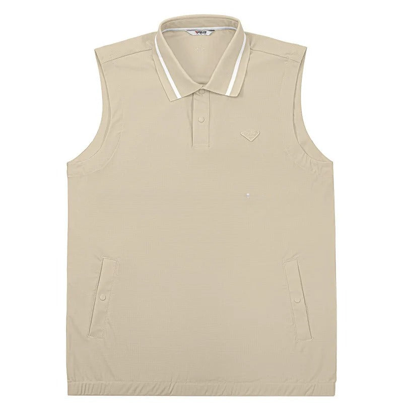 Chaleco de Golf de Verano para Caballero - Transpirable y de Alta Elasticidad