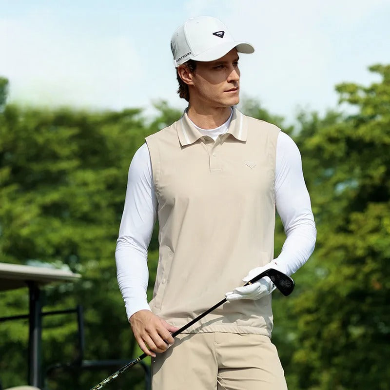 Chaleco de Golf de Verano para Caballero - Transpirable y de Alta Elasticidad
